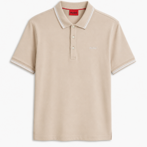 POLO H BEIGE HUGO CLÁSICO