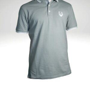 POLO H GRIS EA PLASTIFICADO RELIEVE