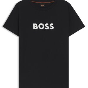 CAMISETA M TS NEGRA BOSS BLANCO PECHO