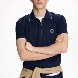 POLO H CH AZUL CREMAYERA