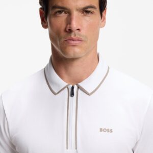 POLO H TXL BLANCO CREMAYERA BEIGE