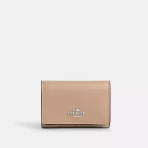 BILLETERA M MINI SIGNATURE BEIGE