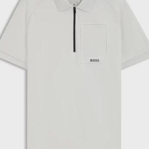 POLO H GRIS CREMAYERA TIPO BOLSILLO BOSS
