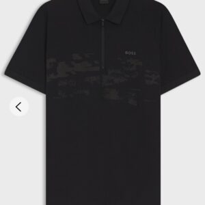 POLO H NEGRO CREMAYERA MAPA