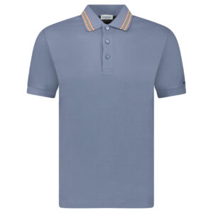 POLO H GRIS OSCURO BB LINEAS CUELLO