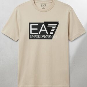 CAMISETA H BEIGE PECHO PLASTIFICADO ARMANI