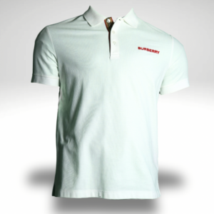 POLO H BLANCO BURBERRY ROJO