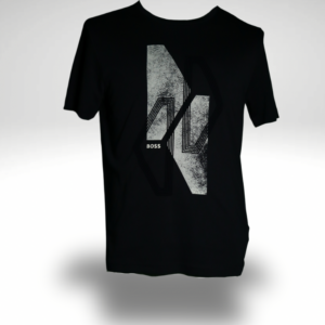 CAMISETA H NEGRO RAYAS RELIEVE