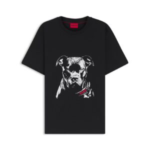 CAMISETA H NEGRO HUGO PERRO BLN