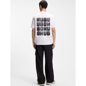 CAMISETA H BLANCO HUGO ESPALDA
