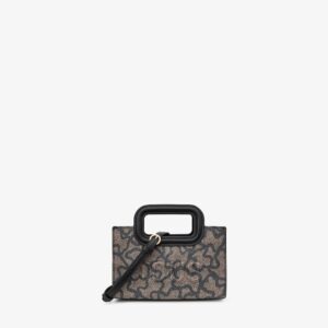 BOLSO MINI BANDOLERA COFRE MARRON KAOS