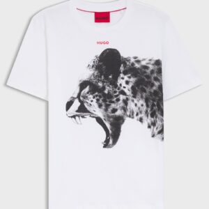 CAMISETA H BLANCO JAGUAR GRIS