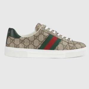 SNEAKERS H T42 (8.0  UK) BEIGE TALON VERDE GUCCI